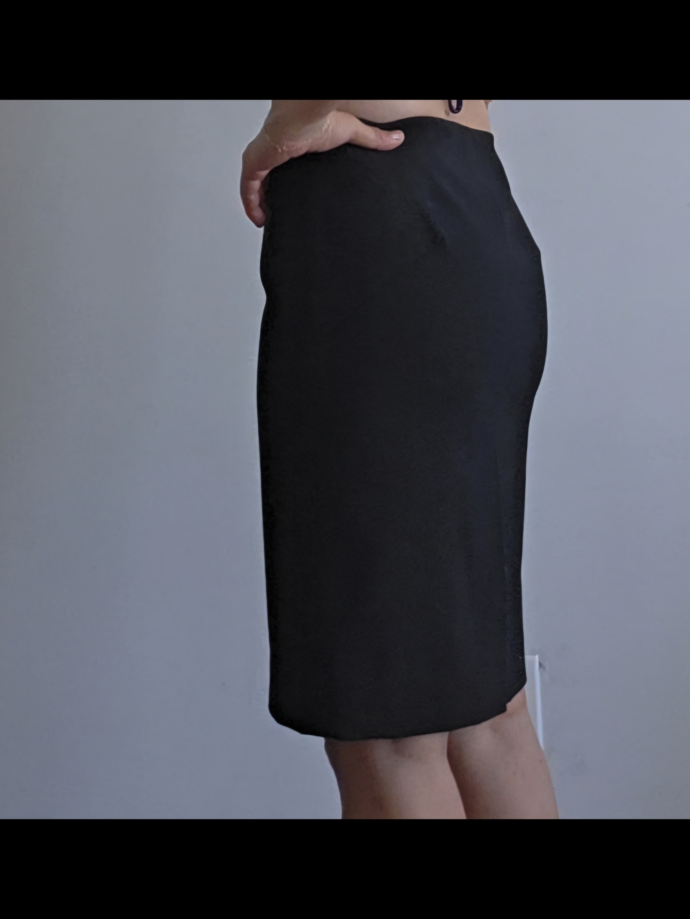 Prada Classic Black Skirt XS Made in Italy.